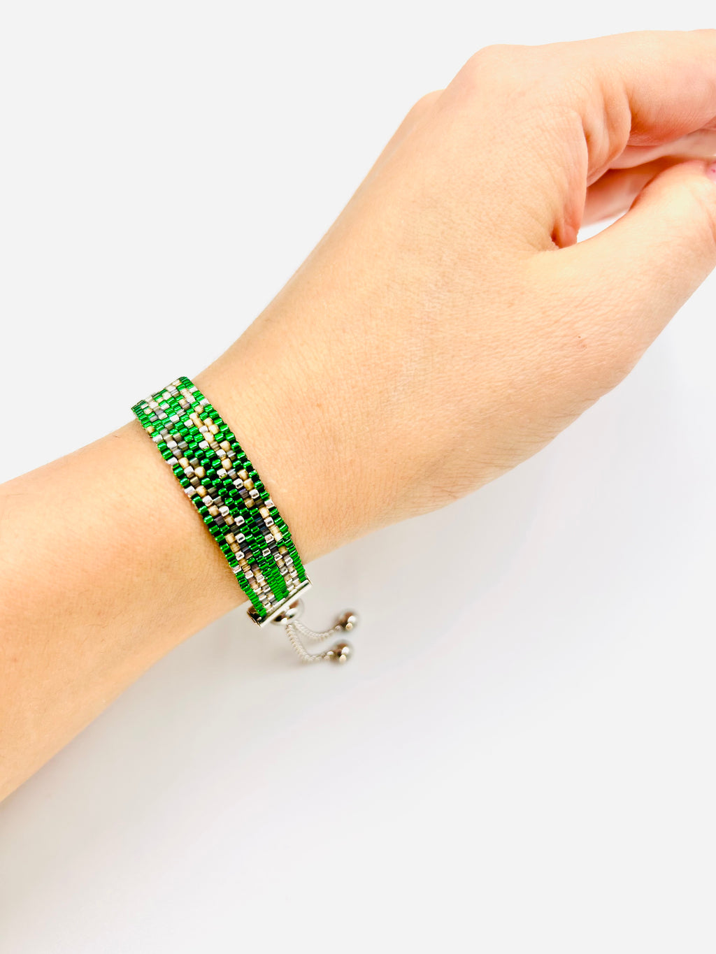 Bransoletka |Handmade|Zielona