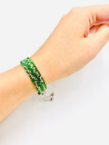 Bransoletka |Handmade|Zielona