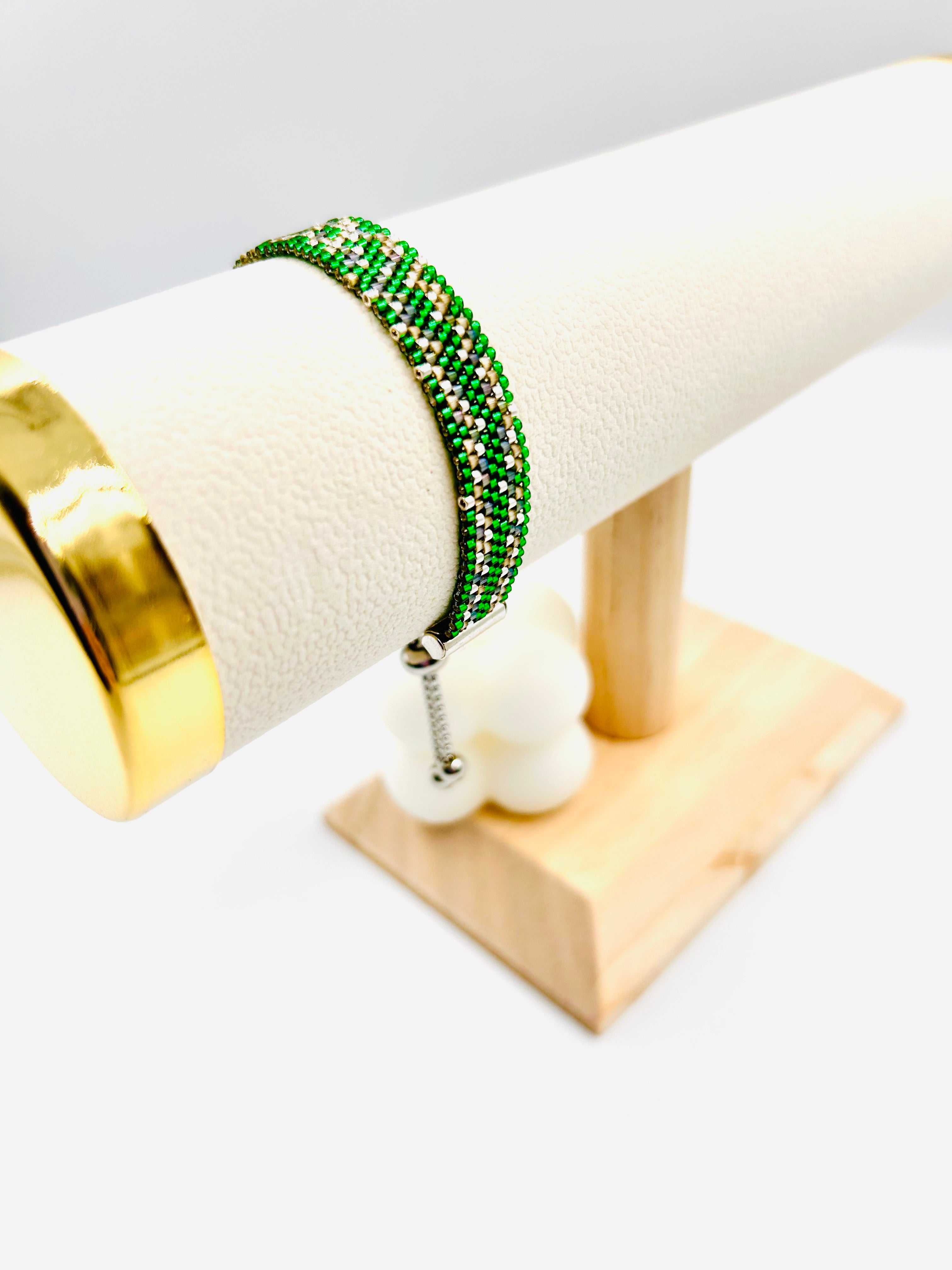 Bransoletka |Handmade|Zielona
